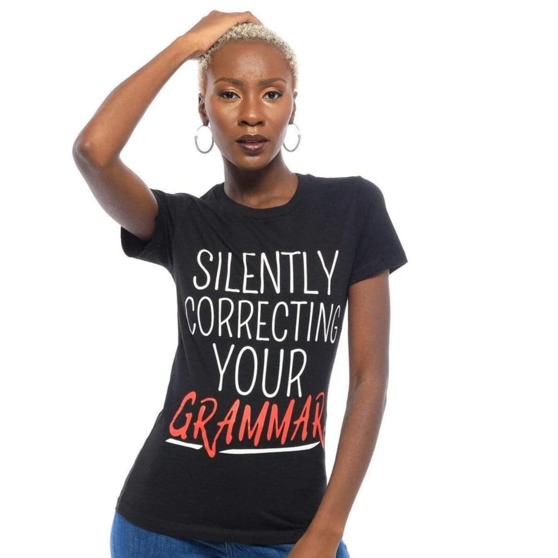 Silently Correcting Your Grammar T-Shirt - Izzy & Liv