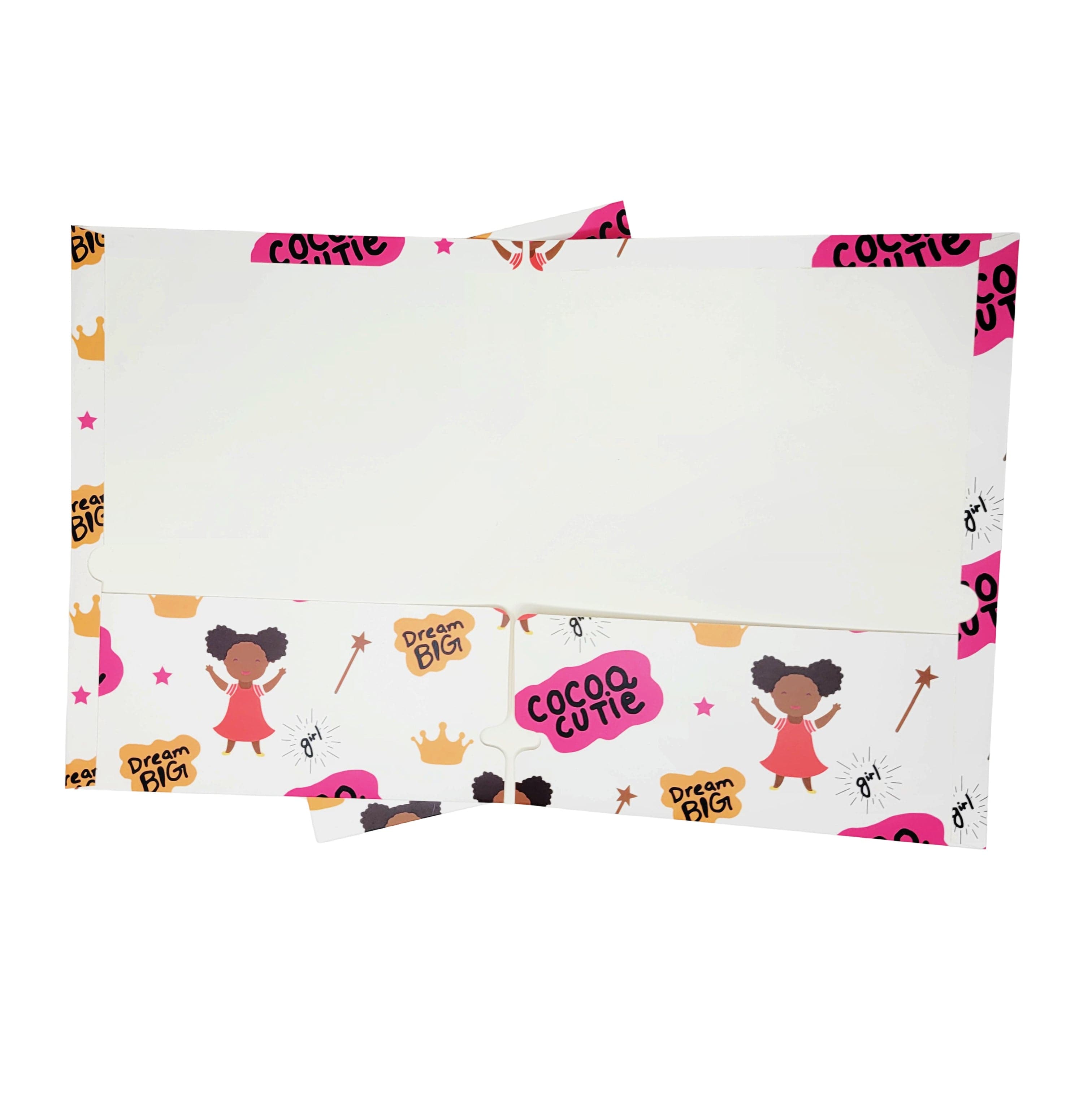 Afro Puff Cutie 2-Pc Folder Set - Izzy & Liv