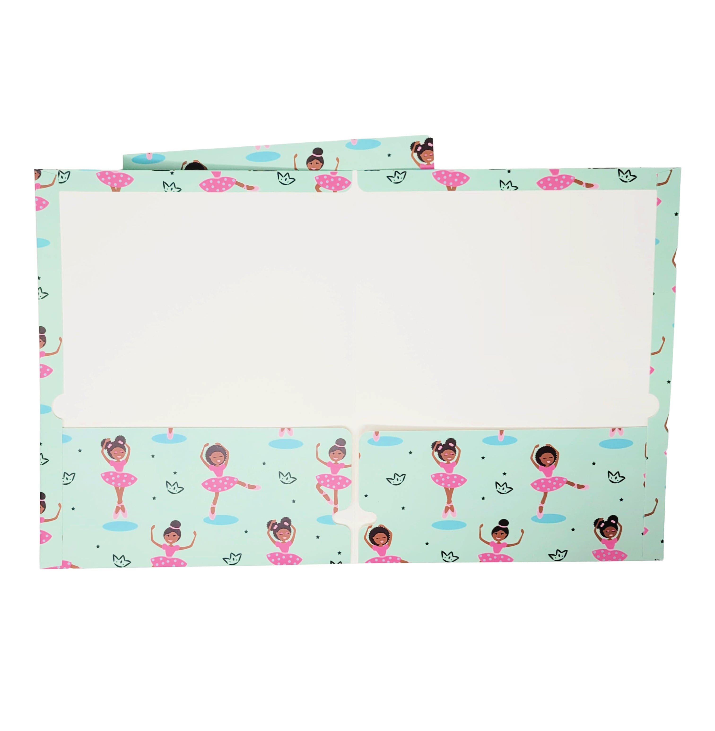 Twirling Ballerina 2-Pc Folder Set - Izzy & Liv