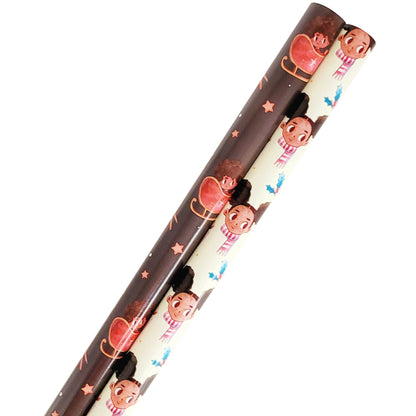 Lil Helpers Gift Wrapping Paper Roll (2-Pack Set) - Izzy & Liv