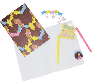 Peace, Love, Melanin Stationery Set - Izzy & Liv